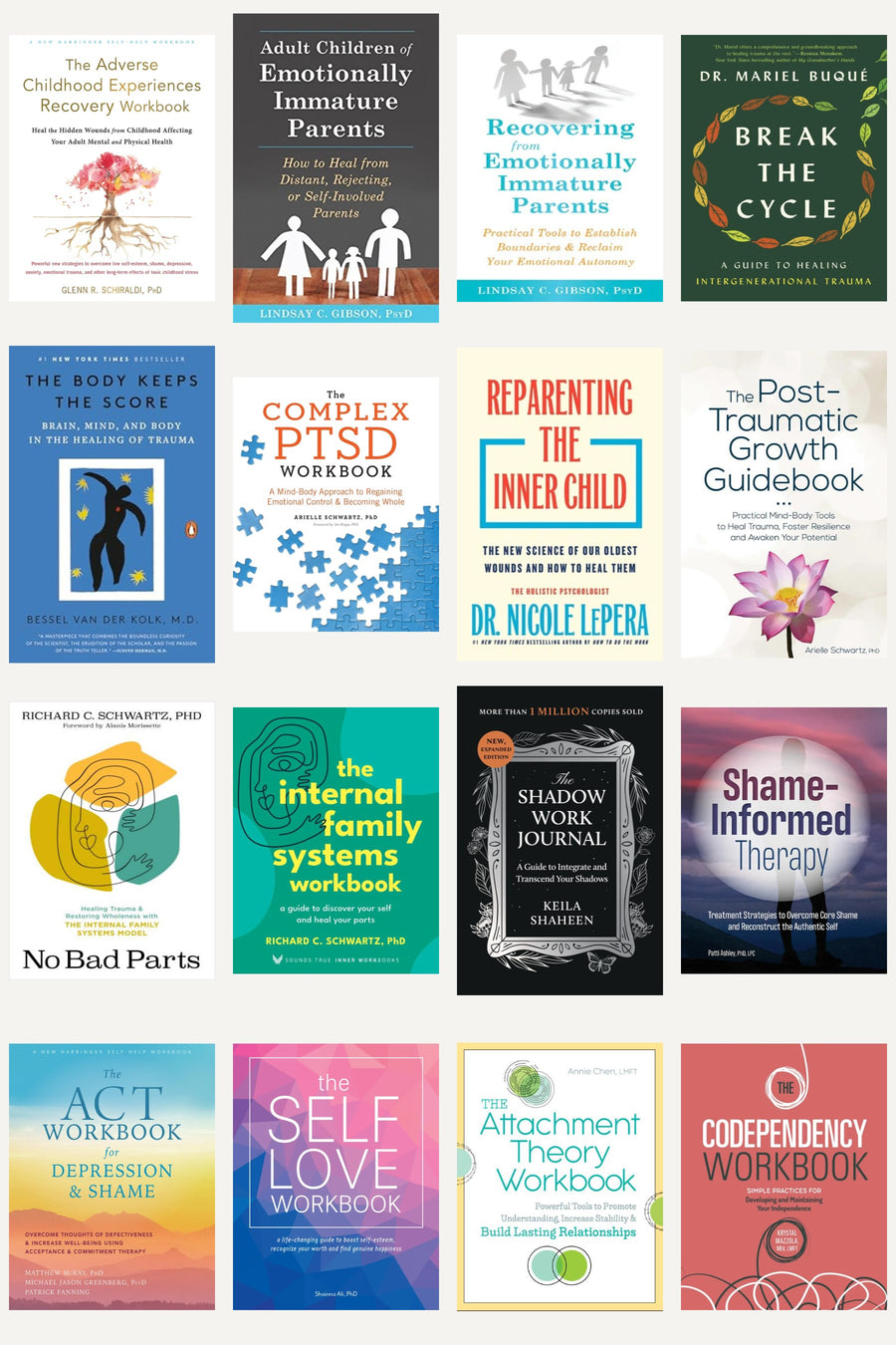 The Childhood Wounds & Reparenting Library (16-Book Bundle)