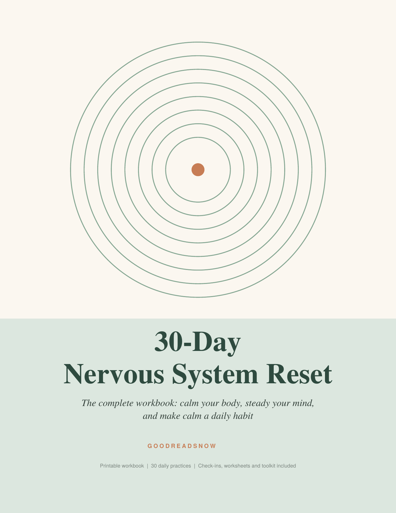30-Day Nervous System Reset: The Complete Printable Workbook