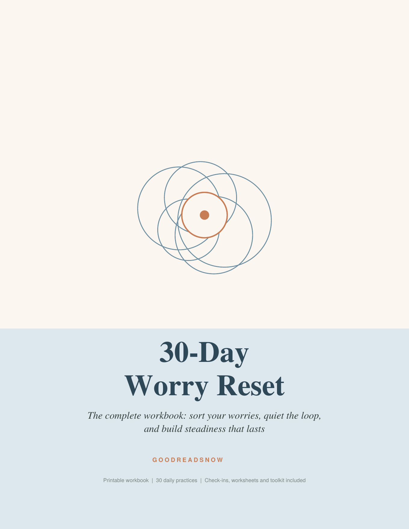 30-Day Worry Reset: The Complete Printable Workbook